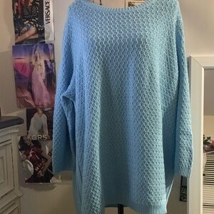 Coft&Barrow Light Blue Textured Sweater